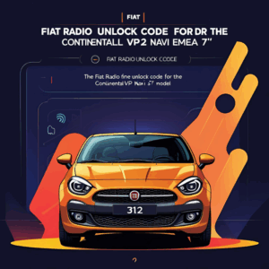 Codice Sblocco Radio FIAT – Continental VP2 NAVI EMEA 7” (FIAT 312 / FIAT 334)